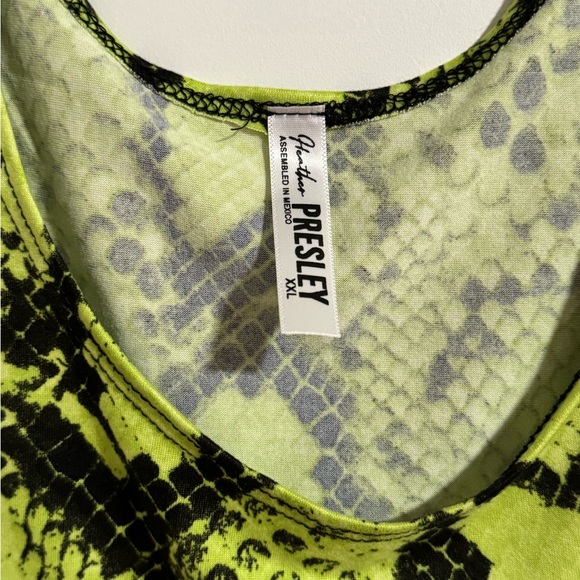 Heather Presley Neon Yellow/Green TWO PIECE SET! - Picture 2 of 7